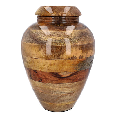 Unique Mango Urn For Ashes - Adult Size Urn GRADE "B" (WU50L D-05)
