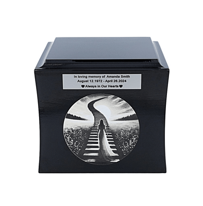 Urn for woman Stairway to heaven urn for human ashes Female urn
