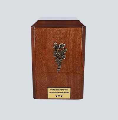 Modern Cremation Casket Funeral Ashes Urn for Adult- High Gloss (WU53)