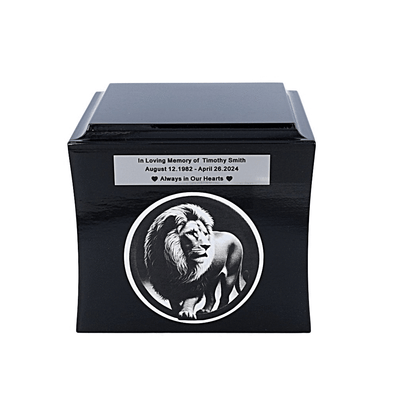 Urn with a Lion Theme cremation urn Lion King urn for ashes Cremation urn