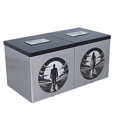 Companion urn for parents Double urn for marriage