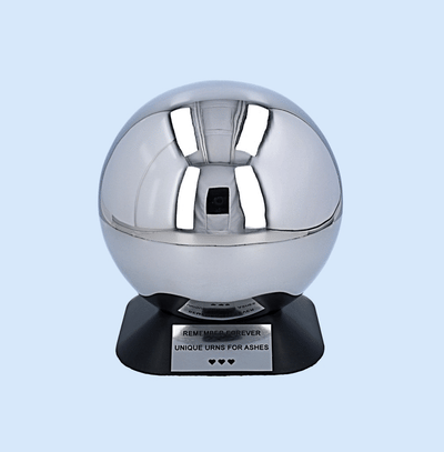 Outdoor Cremation Urn For Ashes, Waterproof Urn For Memorial Garden, Solid Stainless Steel Urn For Adult Ashes