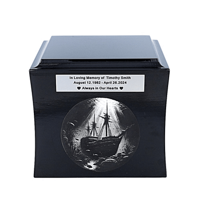 Nautical Shipwreck Urn Subnautical urn Shipwreck-Themed Cremation Urn