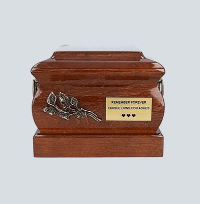 Italian Wooden Casket Funeral Ashes Urn for Adult Unique Memorial Funeral Urn (WU63)