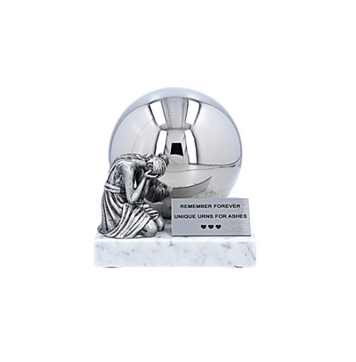 Sculpture Urn With Crying Woman – Decorative Child Urn For Ashes GRIEF