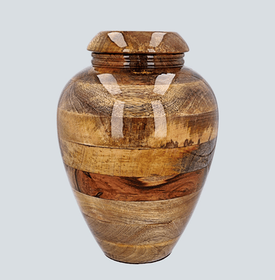 Unique Mango Urn For Ashes - Adult Size Urn GRADE "B" (WU50L D-05)