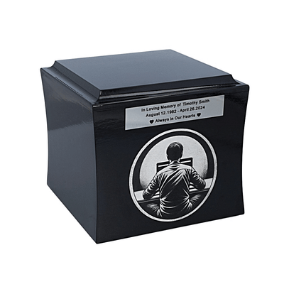 Cremation urn for computer scientist It specialist teme urn
