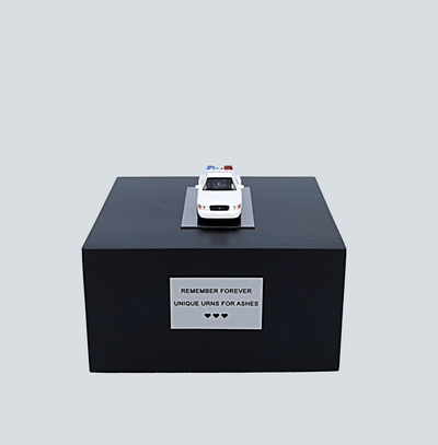 Beautiful Solid Wood Casket Cremation urn for a car driver, car lovers - various cars to choose from