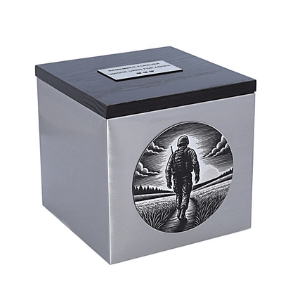 Military Soldier Urn for Ashes