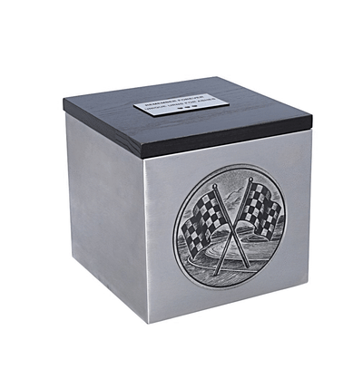 Theme cremation urn, Race motif