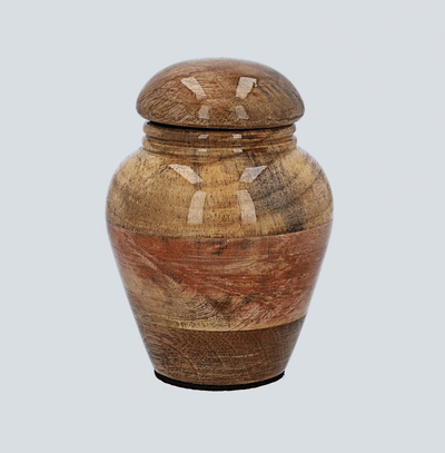 Cheap keepsake, mango wood keepsake, Grade "B" (Round Lid D-01)