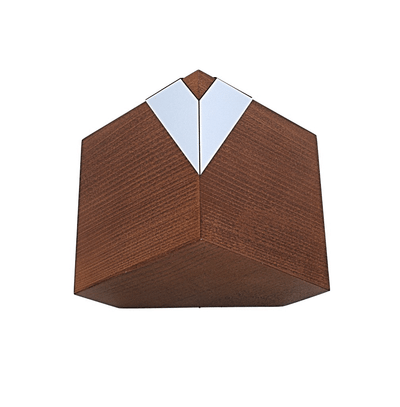 Wood cremation urn for human ashes Decorative modern urn Personalise urn