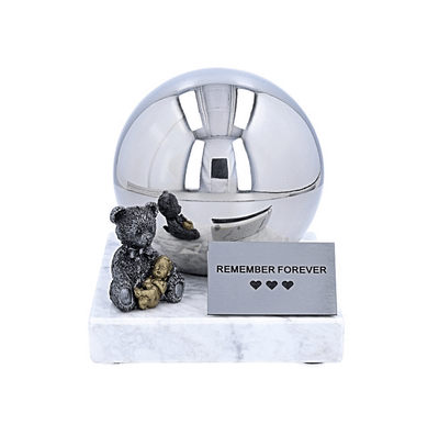 Unique child urn with teddy bear Grade B Economic ashes urn