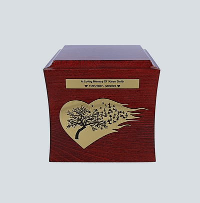 Tree of life urn for human ashes Symbolic cremation urn