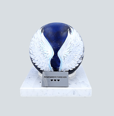 Adult size artistic urn - Angel Wings