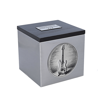 Urn with Gibson Les Paul Guitar