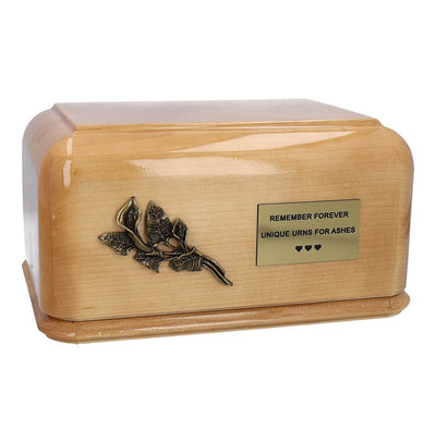 Artistic Funeral Urn For Ashes with Tree and birds. Unique Cremation Urn (WU71)