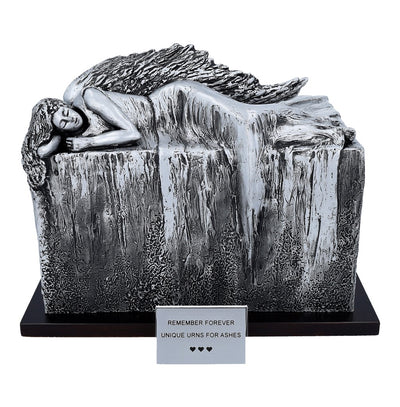 Unique Artistic Urn Angel at Rest Cremation Urn Funeral Urn For Adult (Art12S)