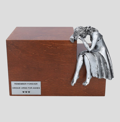 Unique Artistic Urn Nostalgia Adult Cremation Urn for ashes Modern Urn (Art13MO)