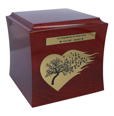 Tree of life urn for human ashes Symbolic cremation urn