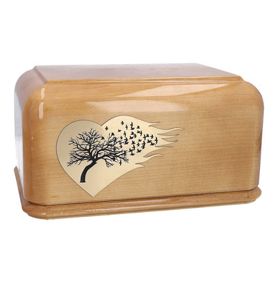 Tree of Life surrounded by a heart  Unique Artistic  Cremation Urn (WU71)
