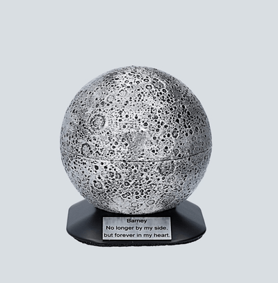 Moon keepsake, memorial keepsake for ashes, lunar keepsake, theme keepsake fo home, moon small urn, small decorative urn moon