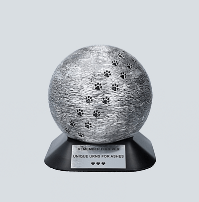 Unique Pet Urn With Paw Prints, Ideal Cremation Urn For Cat or Dog, Dog Urn, Cat Urn, Pet Home Urn