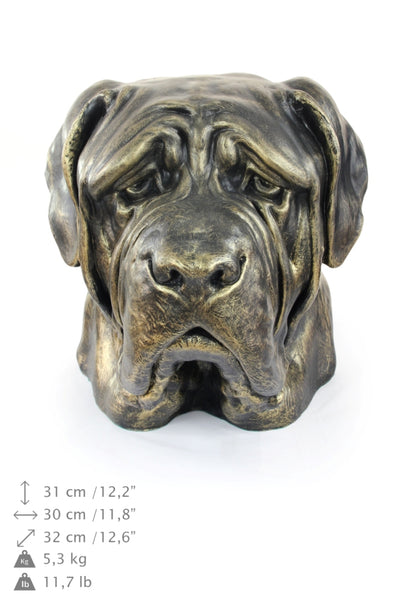 English Mastiff Cremation Urn for Dog's ashes, Unique Pet memorial statue (9)