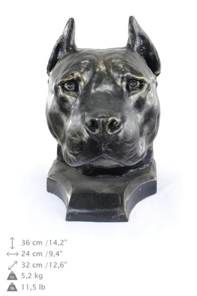 Pet Urns for Ashes - American Staffordshire Terrier (Cropped) (1) - unique.urns_caskets