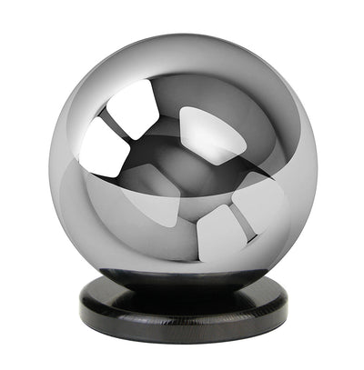 One-of-a-kind  premium Stainless Steel Cremation Urn for ashes .Unique URN designed in the shape of a sphere . - unique.urns_caskets