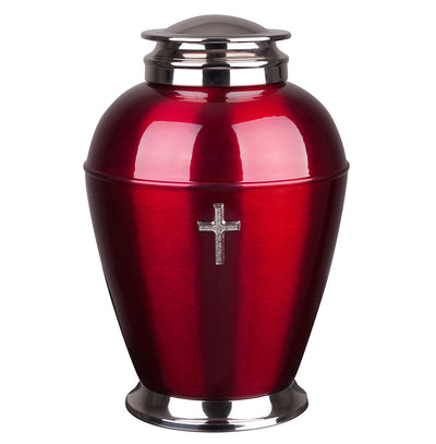 Exclusive  Metal Cremation Urn for Adult Funeral Urn For Ashes (M23) - unique.urns_caskets