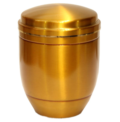 Gold Aluminum Cremation Urn for Ashes Funeral Urn For Adult (U009)