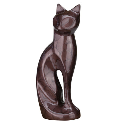 Elegan Pet Urn for ashes . Aluminum Cremation Urn for Dog or Cat - unique.urns_caskets