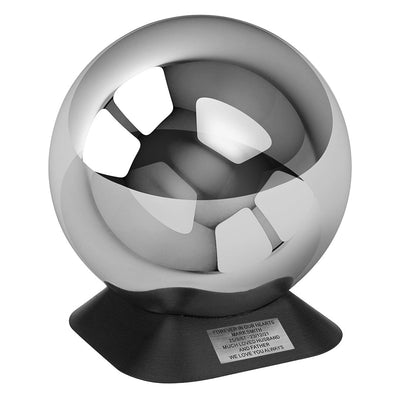Stainless Steel Sphere, Urn For Ashes, Various Sizes, Sphere-shaped Steel Cremation Urn