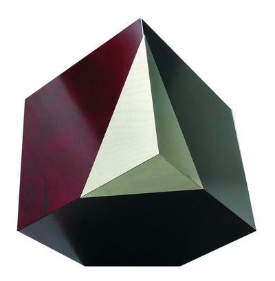 Artistic Geometric Cremation Urn , Unique  memorial  funeral urn for Adult ashes  Handmade Cremation Urn (Art31)