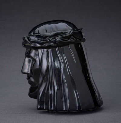 Unique Ceramic Cremation urn for ashes. Stunning memorial funeral Urn for Adult -The Christ - unique.urns_caskets