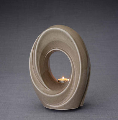 Unique Ceramic Cremation urn for ashes. Stunning memorial funeral Urn for Adult - The Passage - unique.urns_caskets