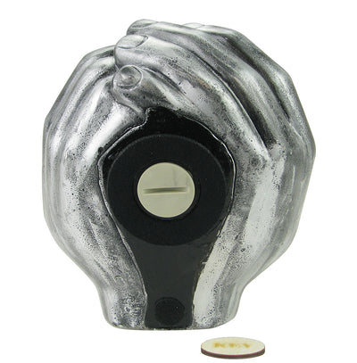 In the hands of an Angel Unique Child Cremation urn , Handmade stainless steel Urn for Ashes (M)