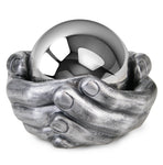 In the hands of an Angel Unique Child Cremation urn , Handmade stainless steel Urn for Ashes (M)