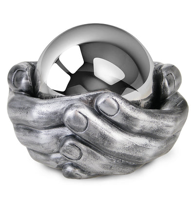 In the hands of an Angel Unique Child Cremation urn , Handmade stainless steel Urn for Ashes (M)