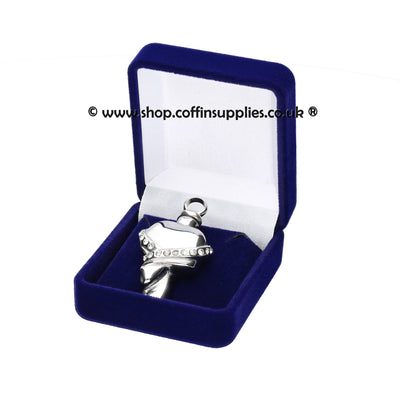 Beautiful Stainless Steel Heart Pendant Keepsake Locked Ashes Jewellery for ashes (KU1) - unique.urns_caskets