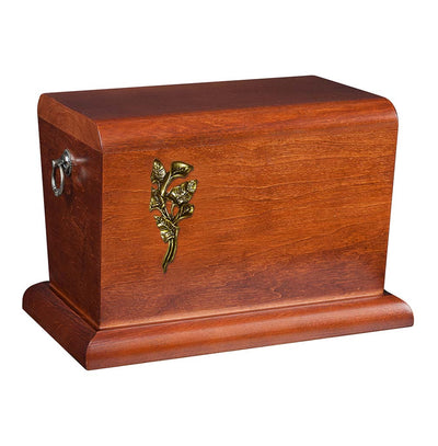 Wooden Casket  Funeral Ashes Urn for Adult Cremation Urn, final resting place (WU35A) - unique.urns_caskets