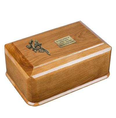 personalised cremation casket urn 