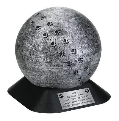 Unique Pet Urn With Paw Prints, Ideal Cremation Urn For Cat or Dog, Dog Urn, Cat Urn, Pet Home Urn