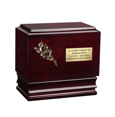 Wooden Cremation Casket Funeral Ashes Urn for Adult- High Gloss memorial (WU58) - unique.urns_caskets